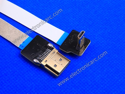 Cable Gris MICRO HDMI - HDMI Ligero y Flexible